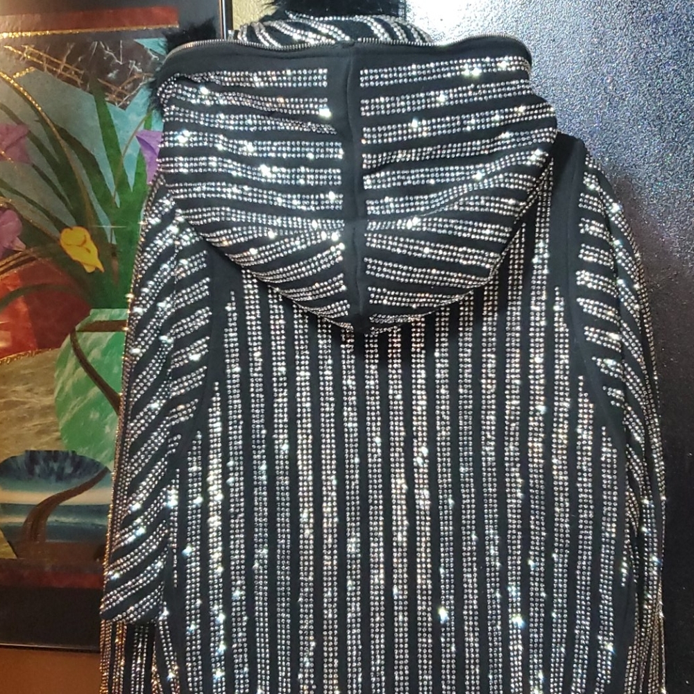 Rhinestone Studded Jacket - Picture 6 of 16